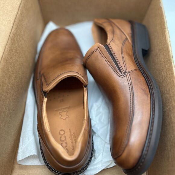 Ecco Holton Apron Slip-On Amber Brown EU 39 US 5 Mens/Boys - Picture 6 of 10